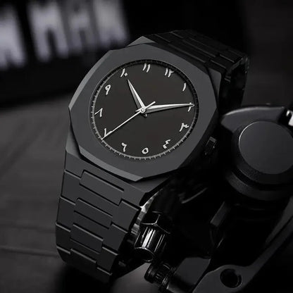 Black Arabic Aura Watch